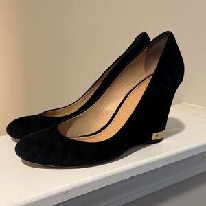 Tory Burch Black Wedges